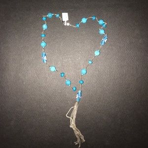 Marlyn Schiff Turquoise bead necklace