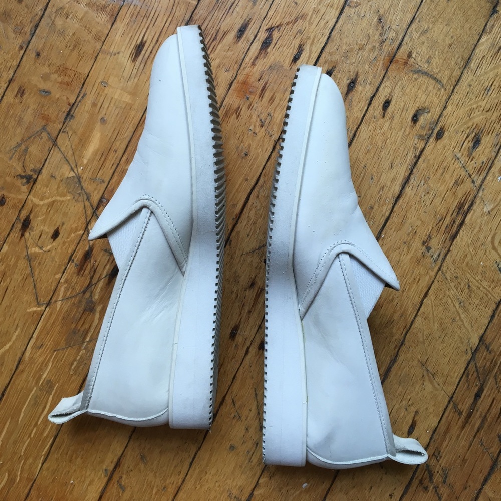 Everlane Street Shoe - White Leather