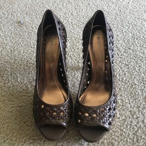 BCBG Peep toe heels