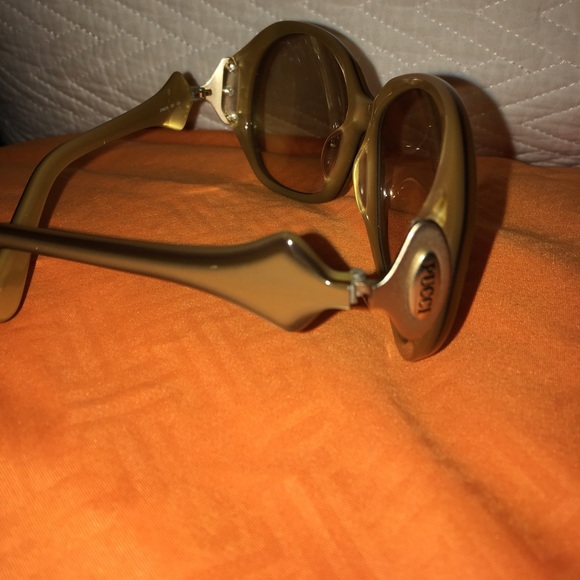 Gold EMILIO PUCCI sunglasses