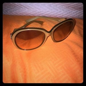 Gold EMILIO PUCCI sunglasses