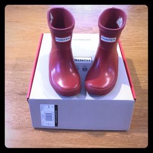 Toddler Hunter Rain Boots in Red