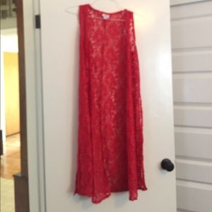 Lularoe joy vest. Never worn.