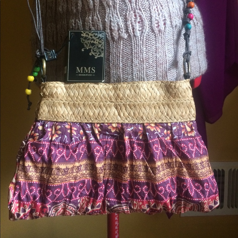 NWT MMS Design Studio Hippie Bag