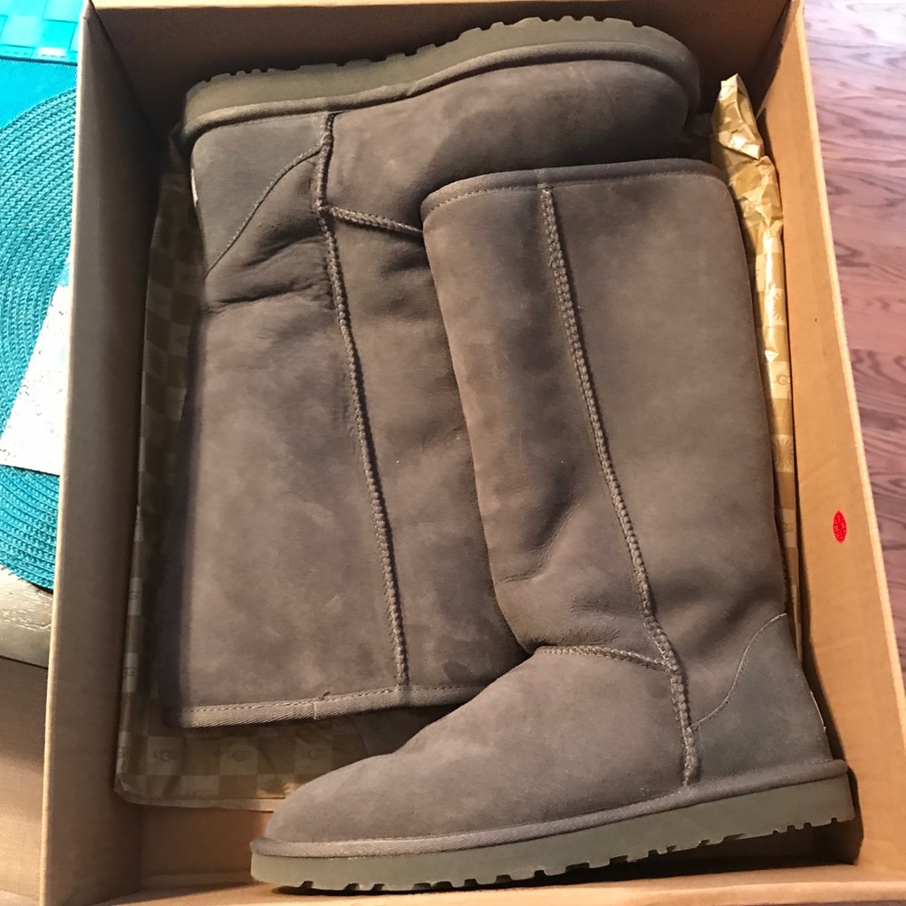 Gray Classic Tall Ugg Boots