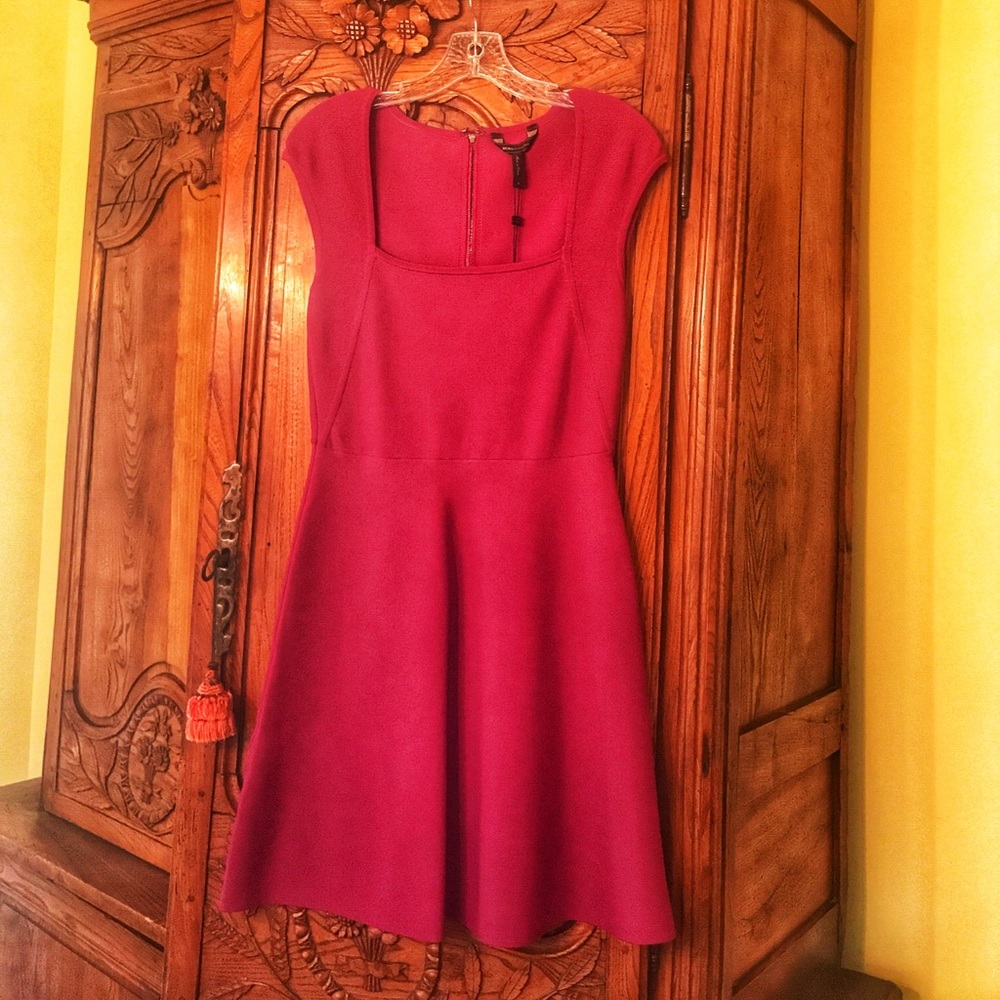 NWT BCBG Flattering Magenta Dress