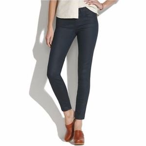 Madewell Skinny Skinny Ankle Coated Jeans