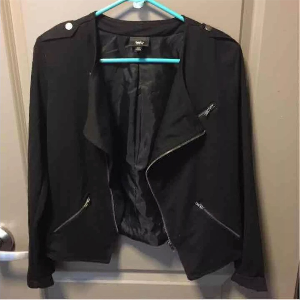 Black Zip Blazer