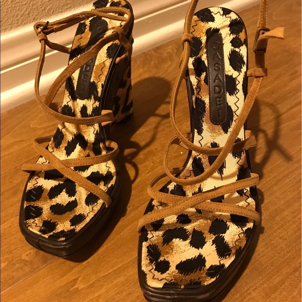 Brand new Casadei wedges.