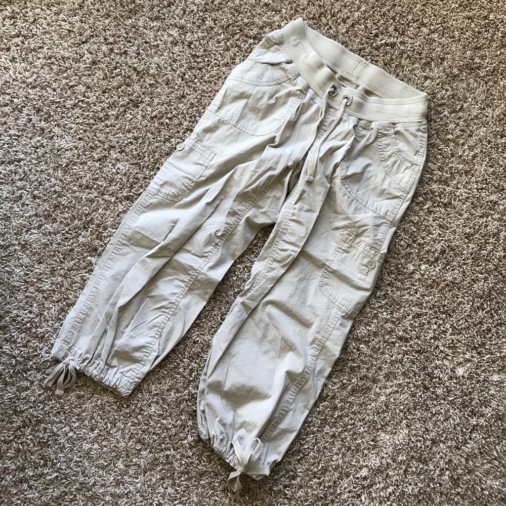 Cargo Capri pants by Motherhood Maternity.