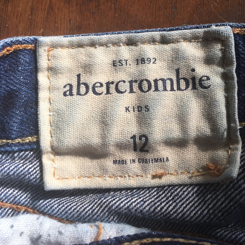 Size 12 kids Abercrombie jeans - like new