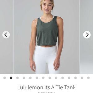 Lululemon Athletica It's a Tie Tank