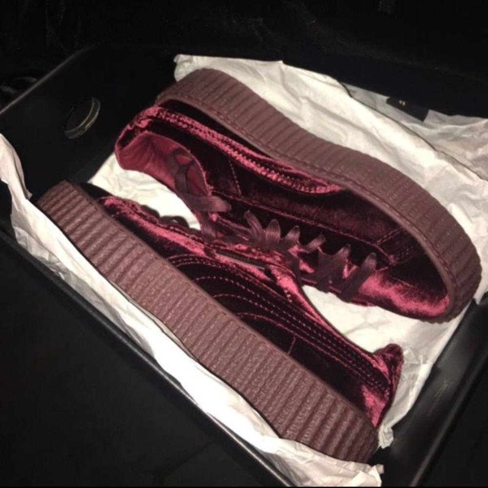 Rihanna Fenty velvet creepers