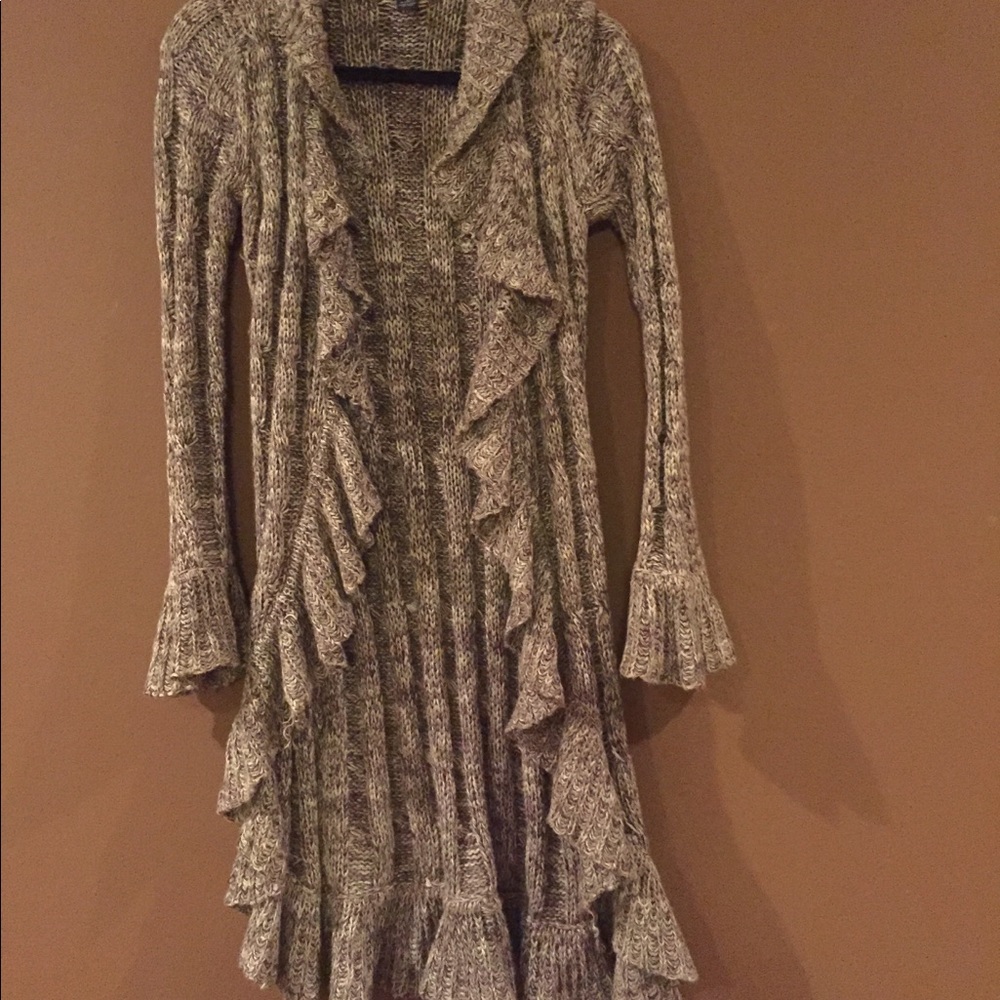 Beautiful brown and cream duster