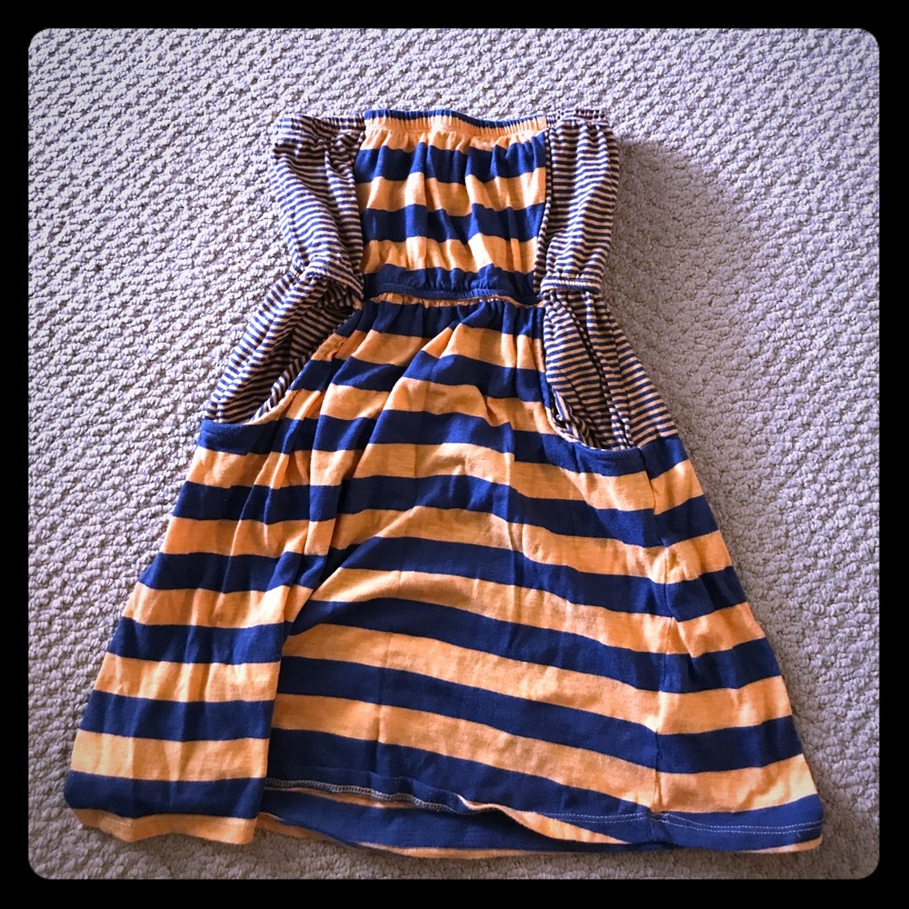 Tube top coverup with pockets