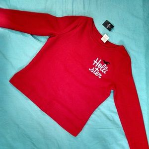2/$20 Hollister red sweatshirt