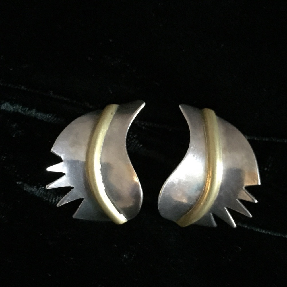 Vintage Taxco Sterling earrings