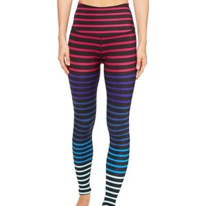 Beyond yoga striped leggings Clearance