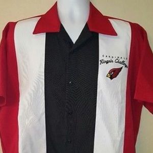 Men's Arizona Cardinals team issued bowling shirts