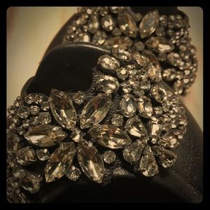 Vera Wang Lavender Luna Bejeweled Flats