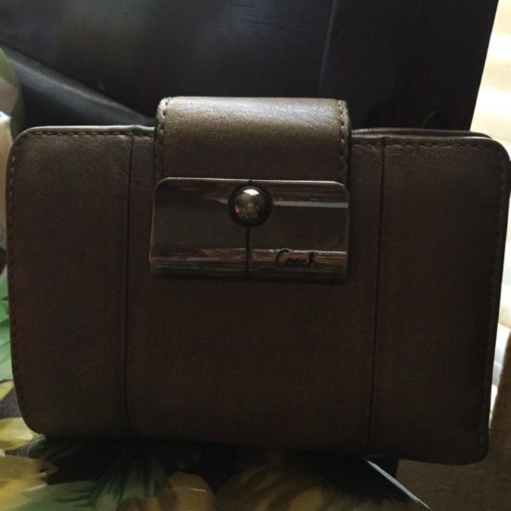 Coach leather wallet