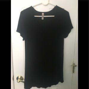 L Classic T Black Ribbed Lularoe