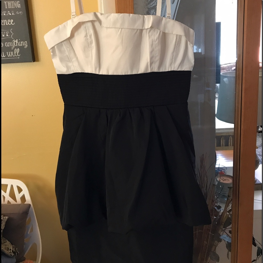 Sexy and Cute B/W Dress (S)