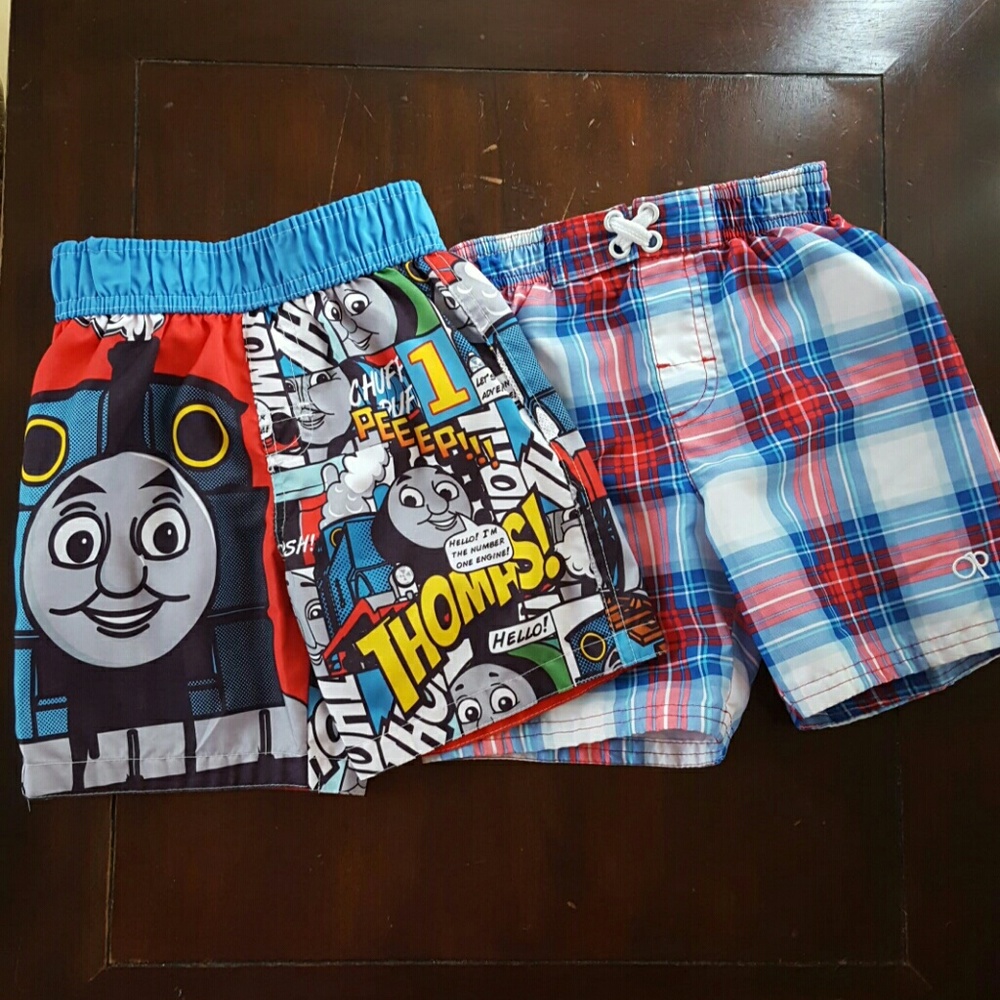 Toddler swim trunks bundle