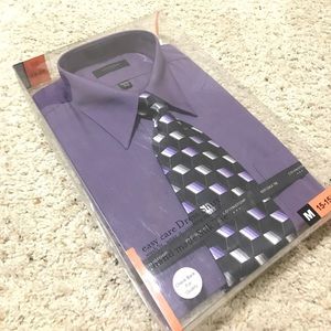 Men's dress shirt with tie