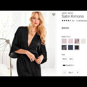 Victoria's Secret Very Sexy Satin Kimono