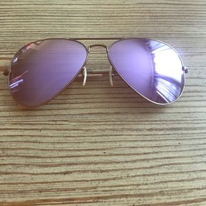 Polarized Purple Ray Ban Aviator • don’t wear