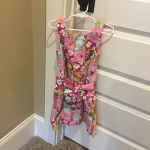 Gymboree Girls Shift Dress with belt - size 7