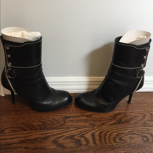 Authentic Christian Dior booties with zipper - Picture 2 of 6