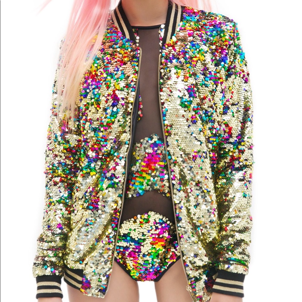 Jaded London bomber coat size m