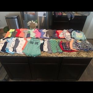 50 PIECE Lot of 3 month old baby boy clothes