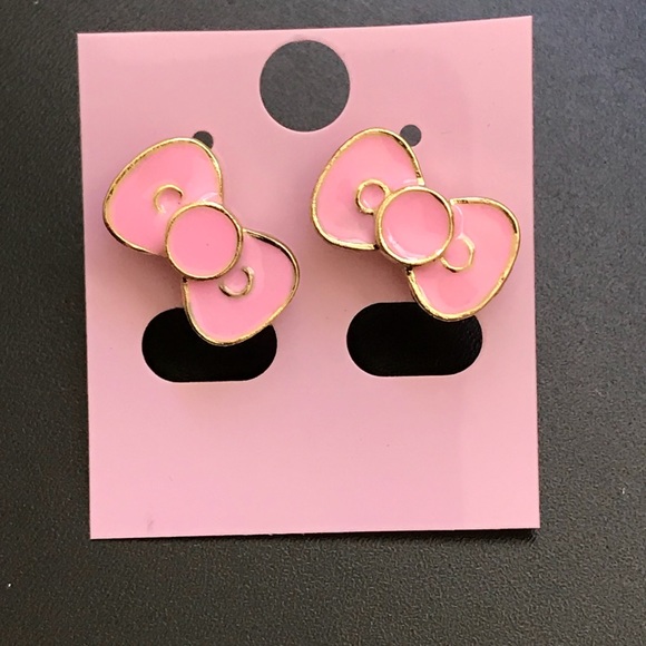 Hello kitty bow earrings - Picture 6 of 6