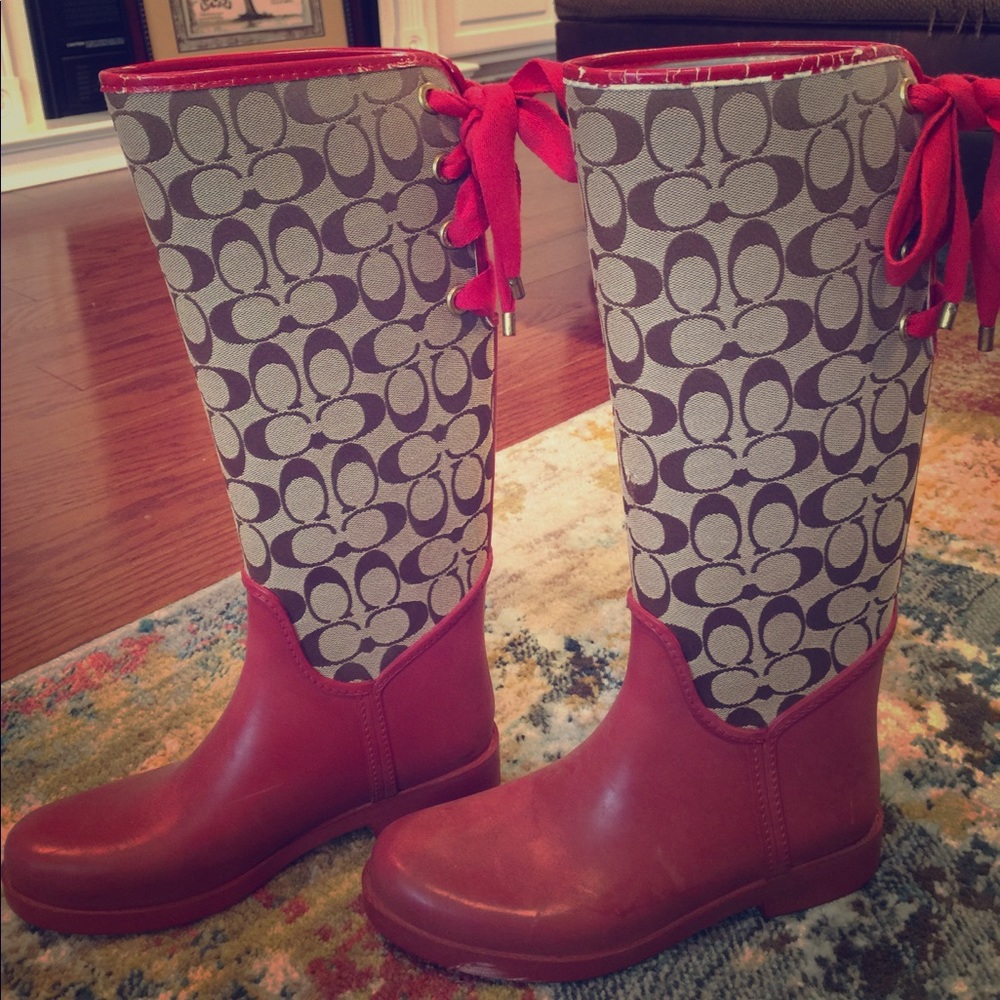 Coach Rainboots