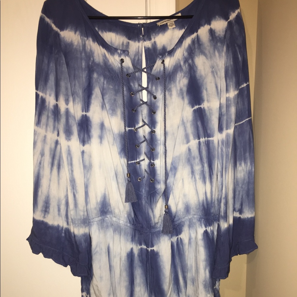 American Eagle Tie Dye Romper