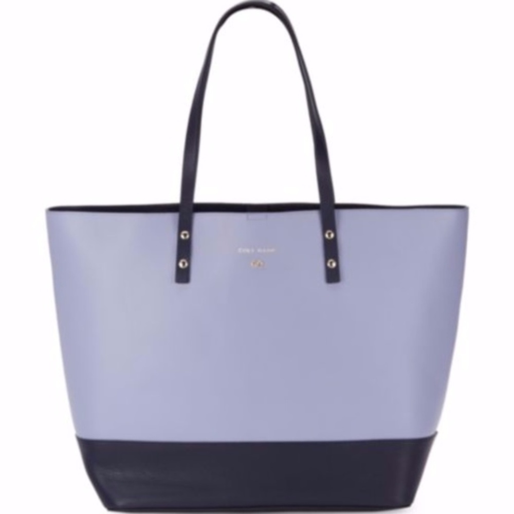 Cole Haan Color Block Pebbled Leather Tote