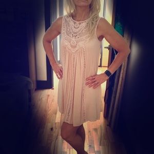 🎉SALE🎉 Swing Baby Doll Dress in blush