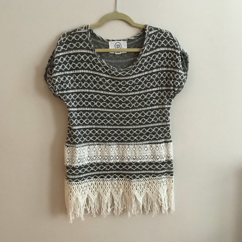 Crochet Fringe Shirt
