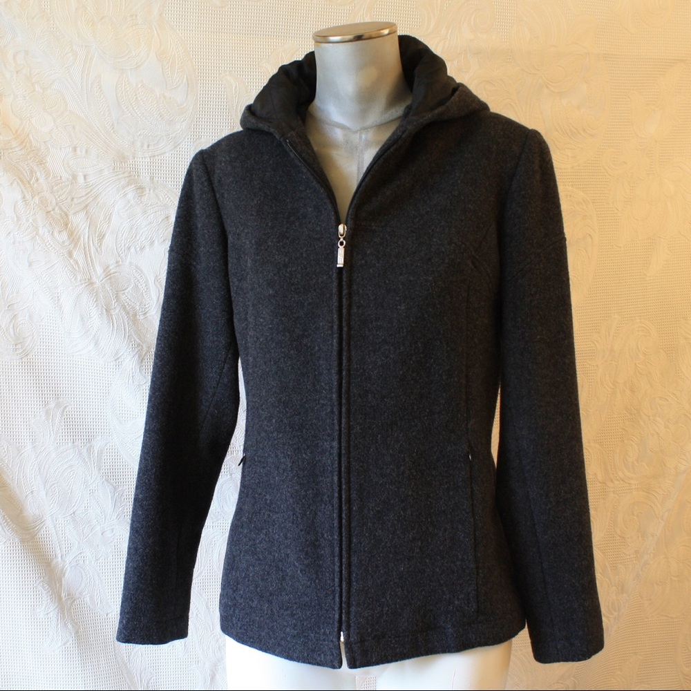 LEI wool zippered jacket