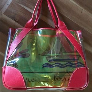 Authentic Prada Beach Tote Bag