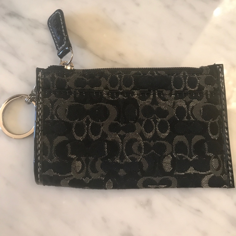 Coach keychain cardholder