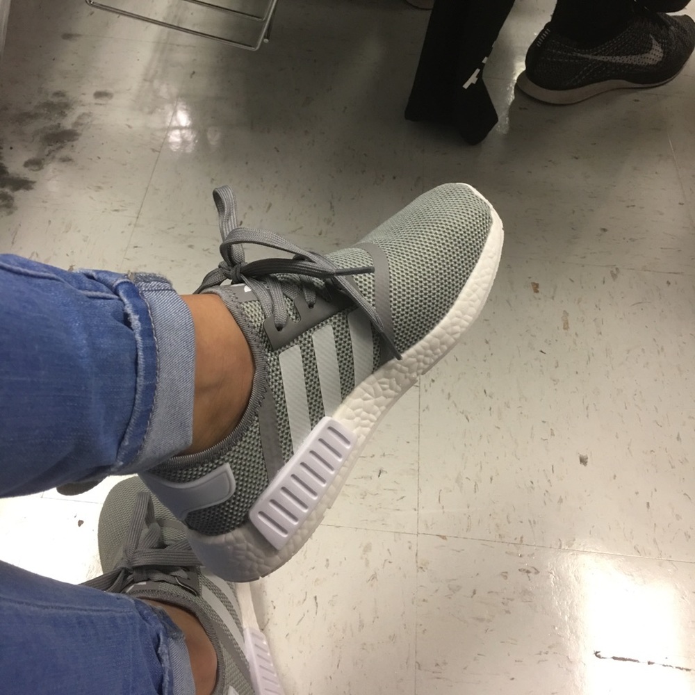 Adidas grey shoes