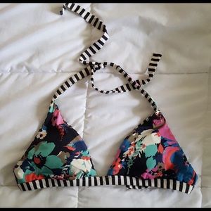 Reversible roxy swim top m