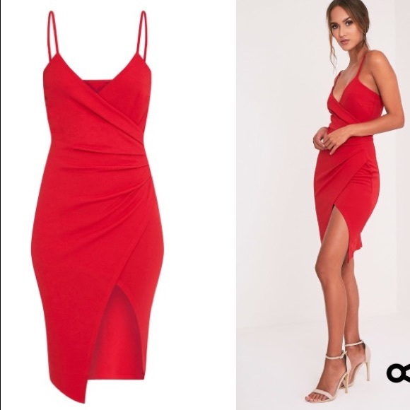 🚨SOLD🚨Red Mini Dress - Picture 2 of 4