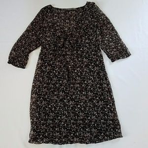 Zara - Flowy Floral Zara Basics Dress
