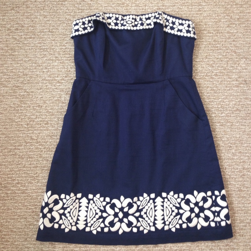 Vineyard Vines Strapless Dress