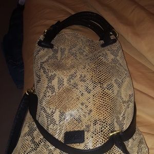 Beautiful faux snake skin purse